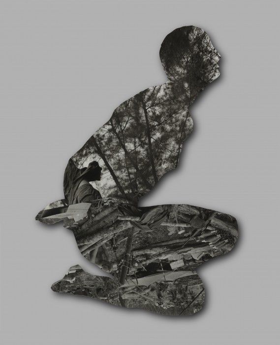 REZA ARAMESH, Action 143/013-collage, 2015