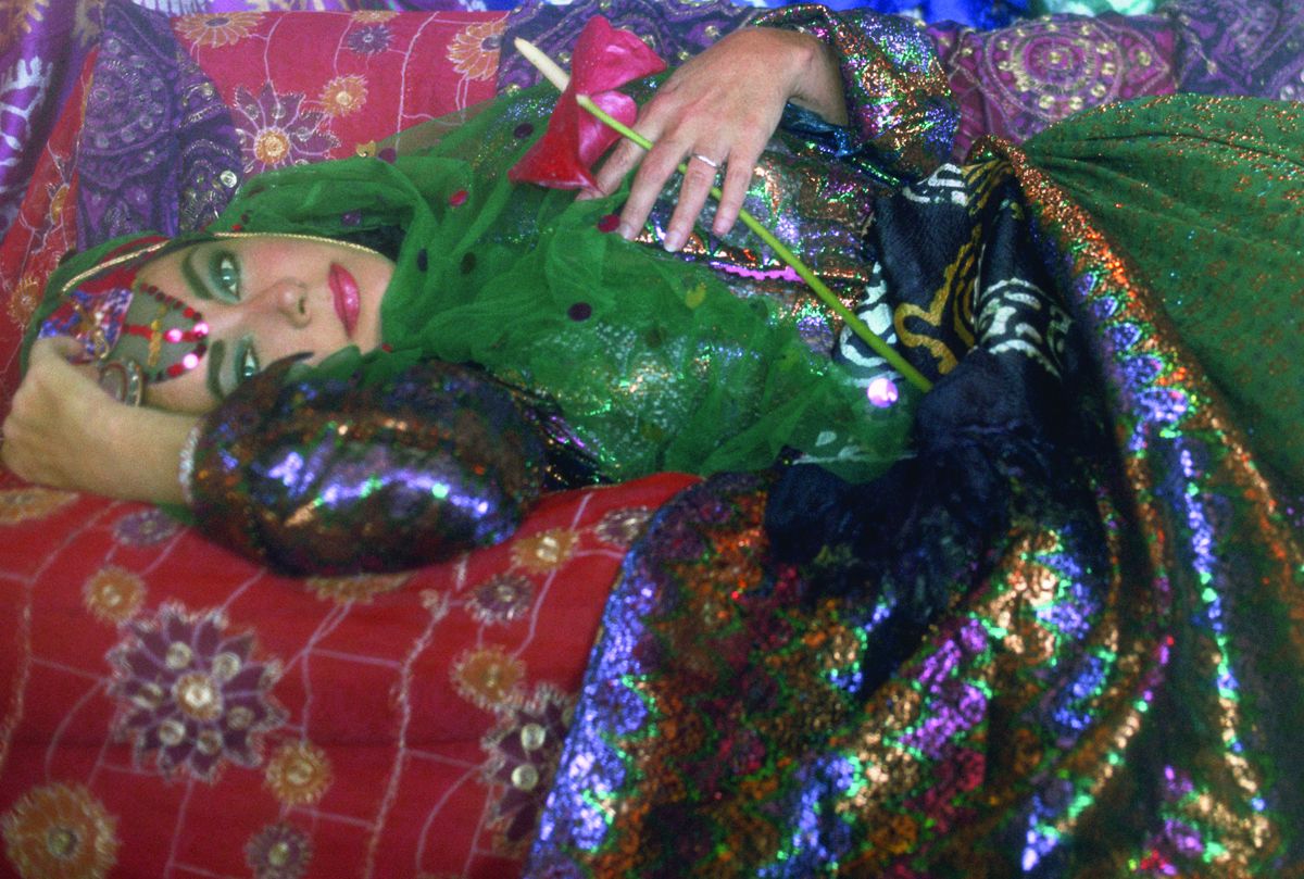 Firooz Zahedi, Elizabeth Taylor Dressed as an Odalisque I, 1976, Printed 2011
