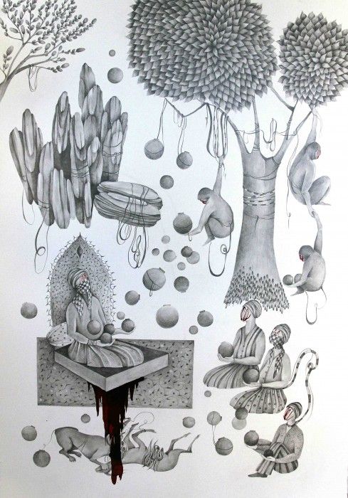 SHIVA AHMADI, Monkeys, 2015