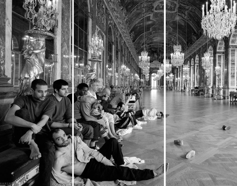 REZA ARAMESH, Action 108: Palestinians wait to cross the Erez Crossing whilst trying to flee from Gaza, 20 June 2007, 2012