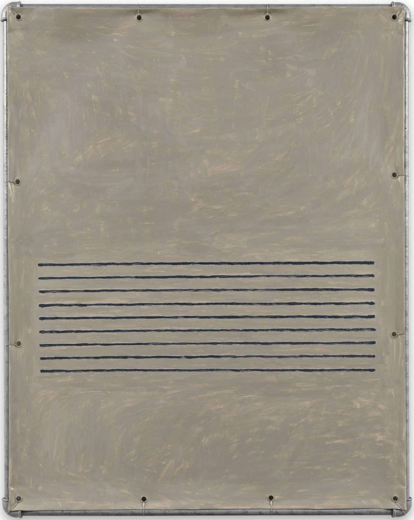 Valentin Carron, Lamento in grigio e nero, 2014