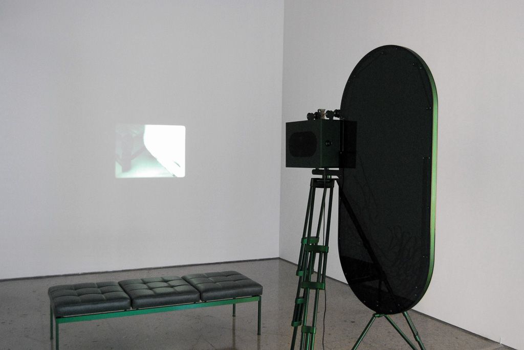 Rodney Graham, The Green Cinematograph (Programme I: Pipe smoker and overflowing sink), 2010