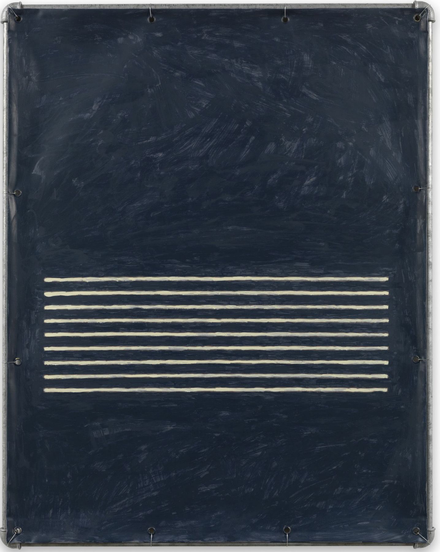 Valentin Carron, Lamento in blue bianco, 2014