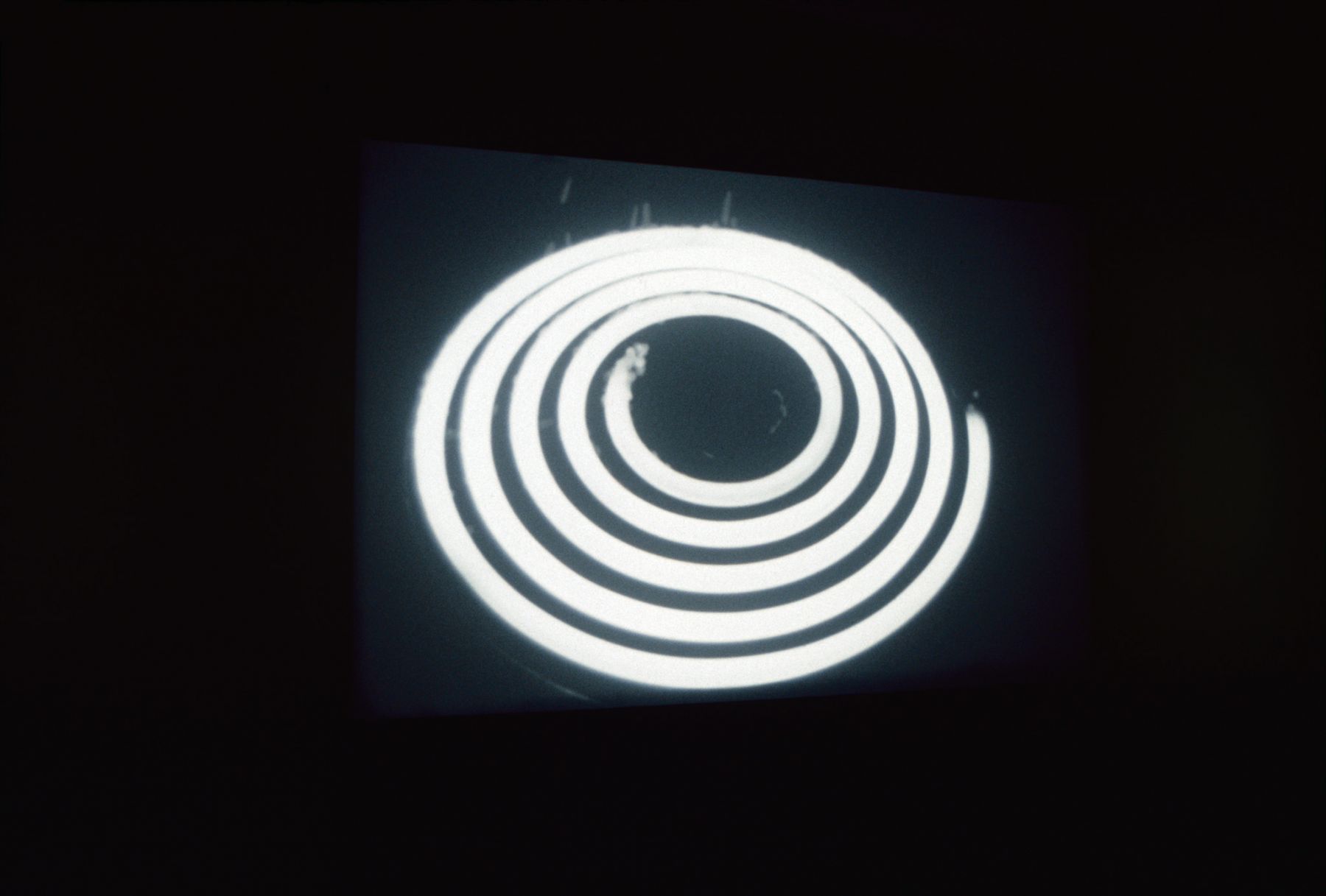 Rodney Graham, Coruscating Cinnamon Granules, 1996, Installation view: 303 Gallery, 2001