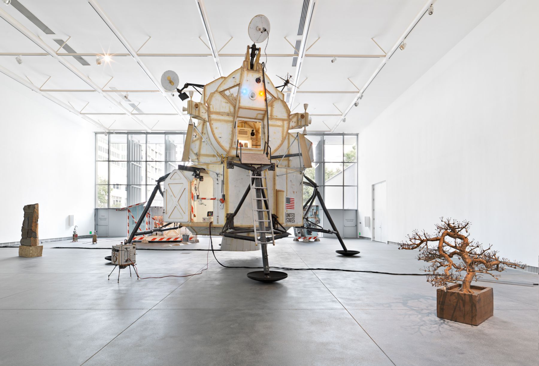 Installation view, âTom Sachs, âSpace Program 3.0: Europaâ, Yerba Buena Center for the Arts, San Francisco, CA, 2016