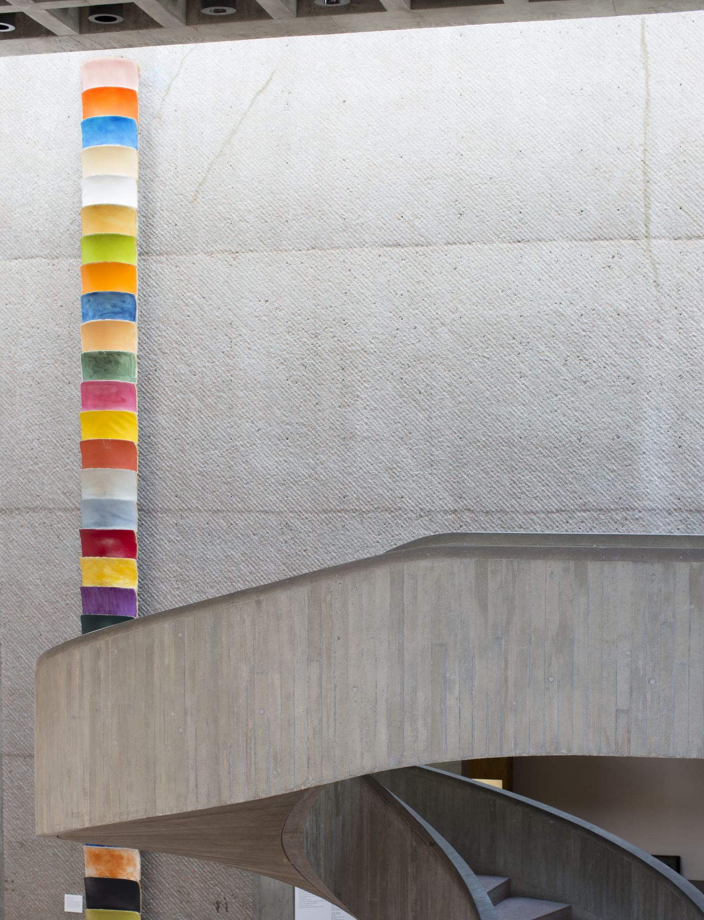 Installation view of Strand (1972) at Everson Museum, Syracuse, New York