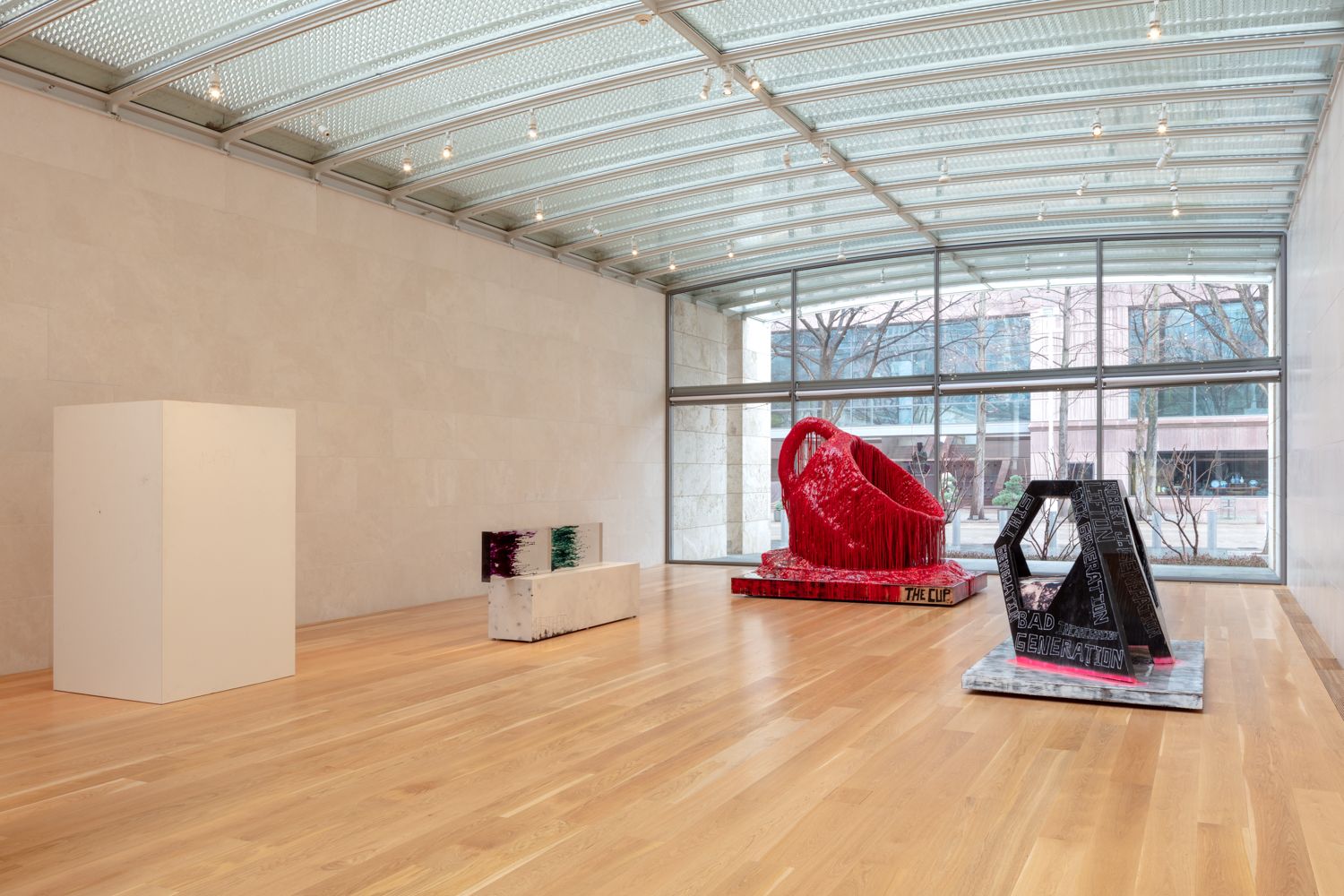 Installation view, Sterling Ruby: Sculpture, Nasher Sculpture Center, Dallas, TX, 2019
