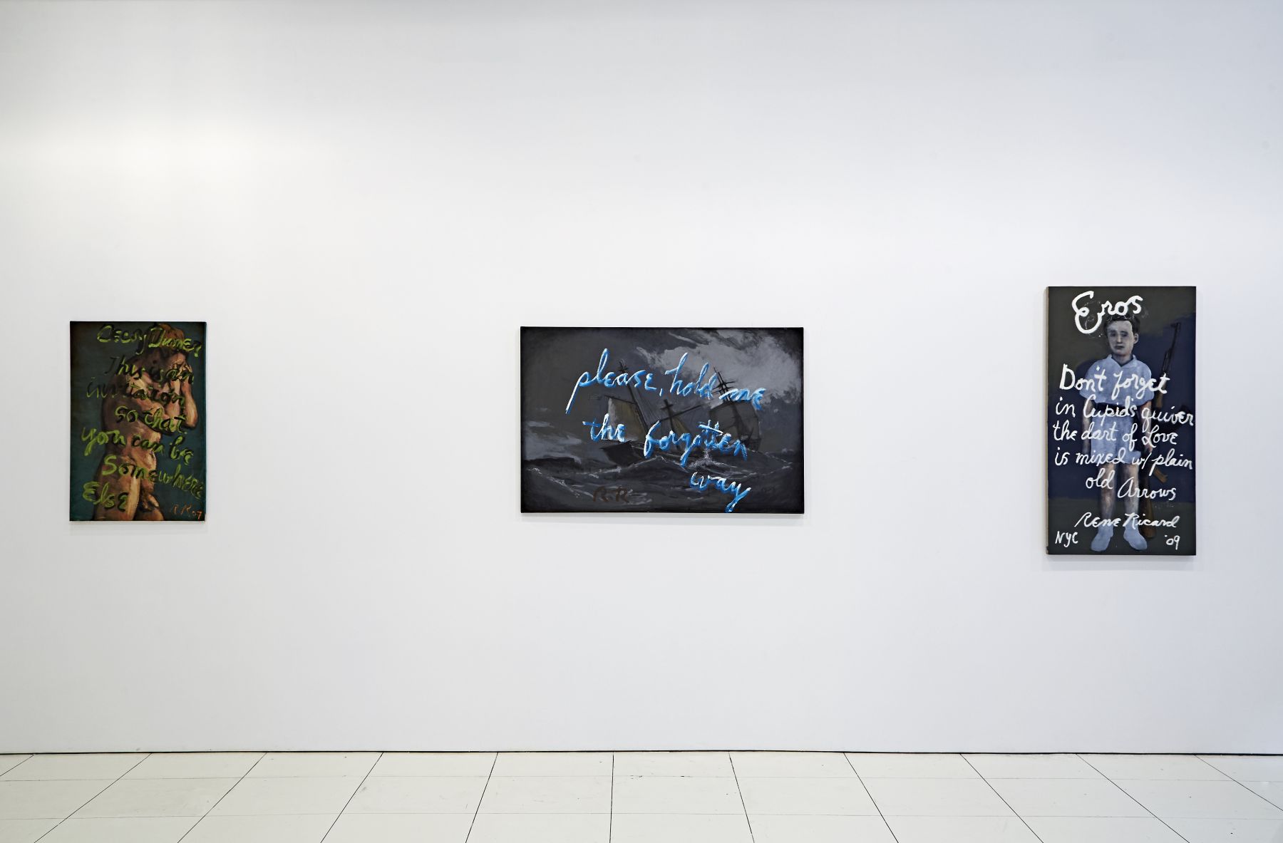 Rene Ricard @ 43 Clarkson - Installation