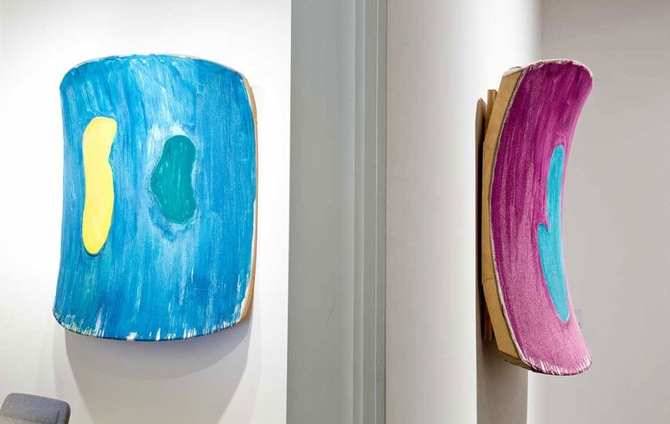 Installation view, Ron Gorchov: Ron Gorchov: Paintings, S|2 Sotheby’s, London, 2015