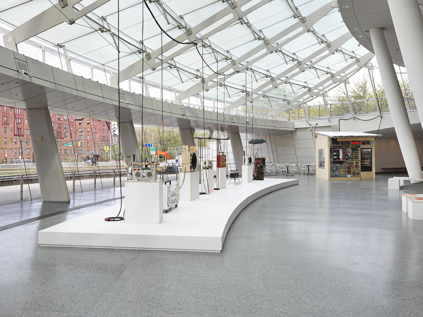 Installation view, âTom Sachs, âBoombox Retrospective, 1999-2016â, Brooklyn Museum of Art, Brooklyn, NY, 2016