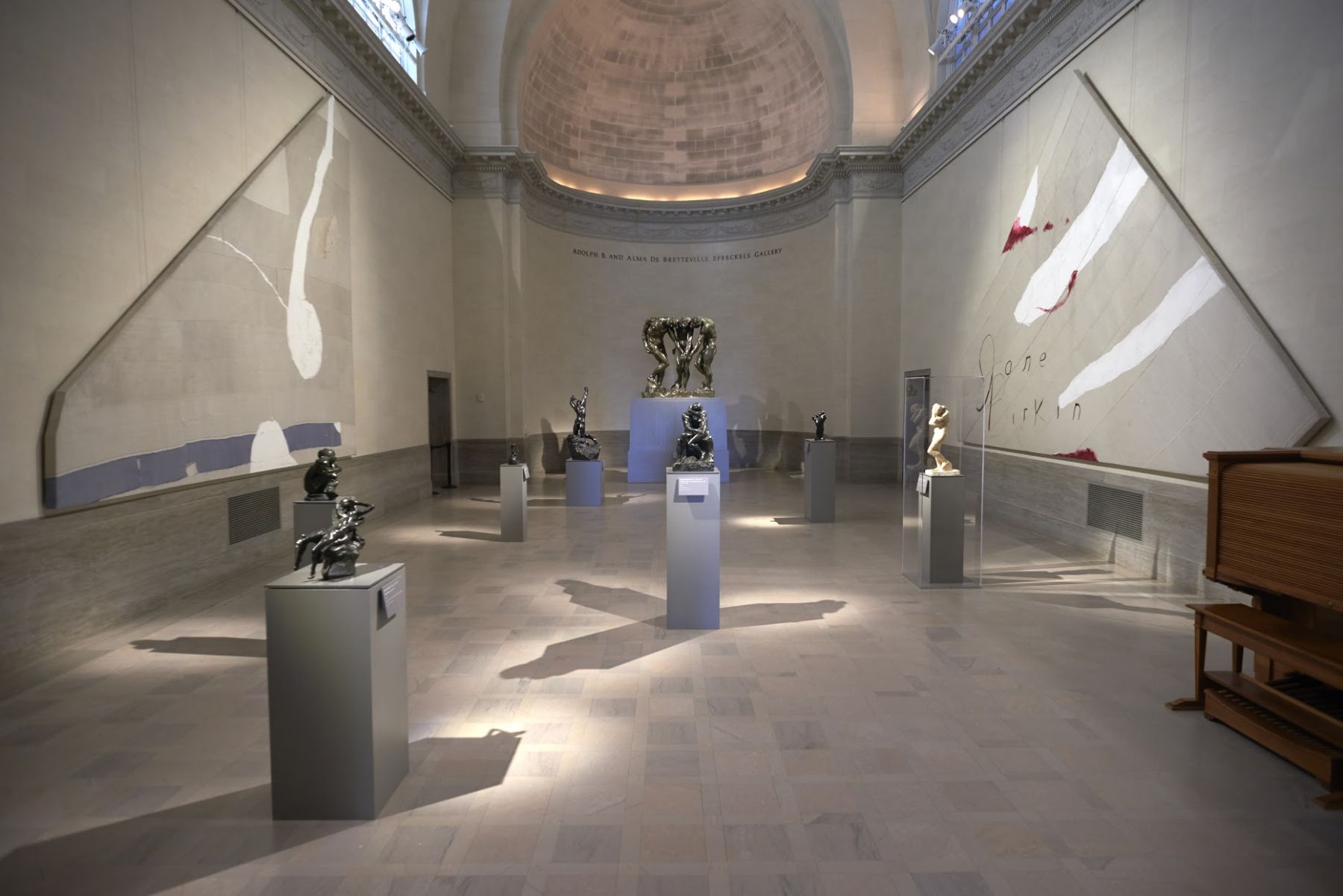 Installation view, Julian Schnabel: Symbols of Actual Life, Legion of Honor, San Francisco, 2018