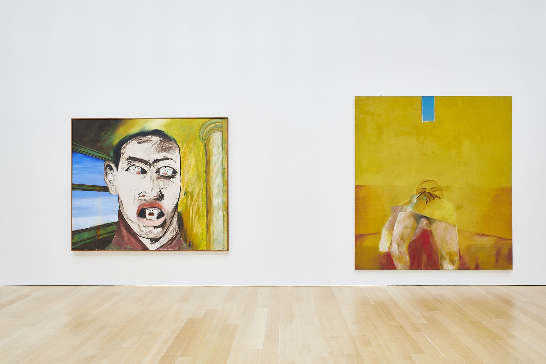 Installation view, Francesco Clemente: Works 1978-2018, The Brant Foundation Art Study Center, Greenwich, CT, 2018-2019