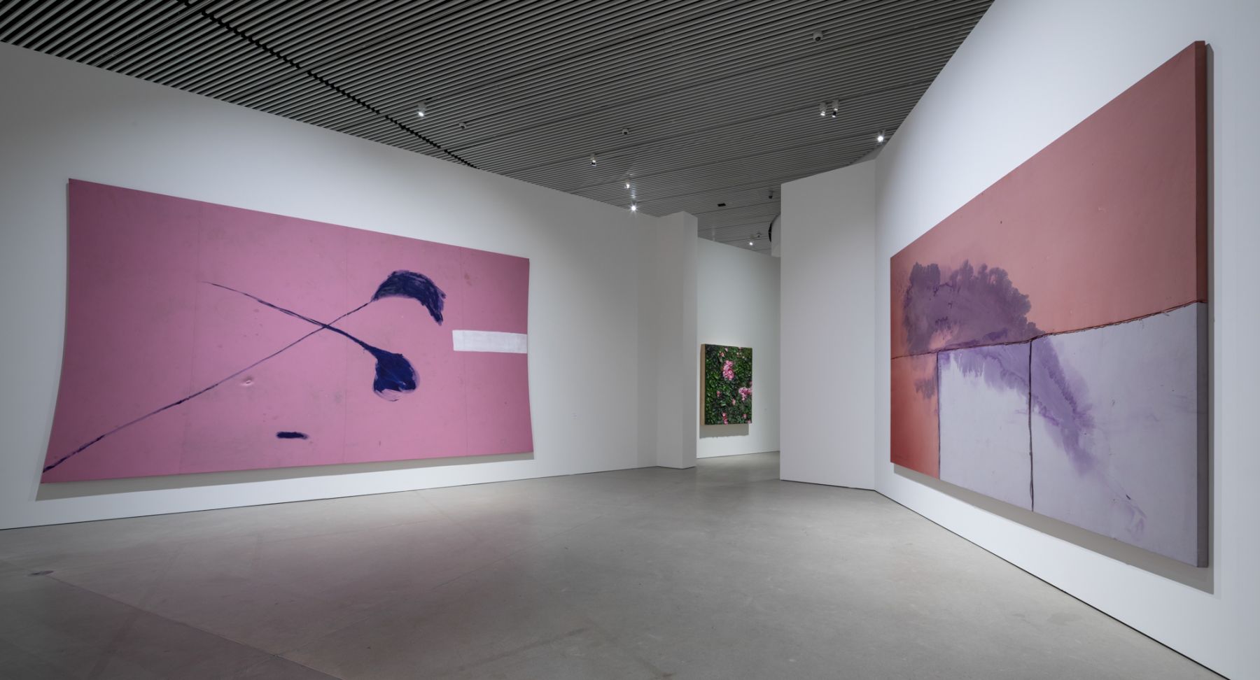 Installation view, Julian Schnabel: Aktion Paintings 1985-2017, ARoS Aarhus Art Museum, Aarhus, Denmark, 2018-2019