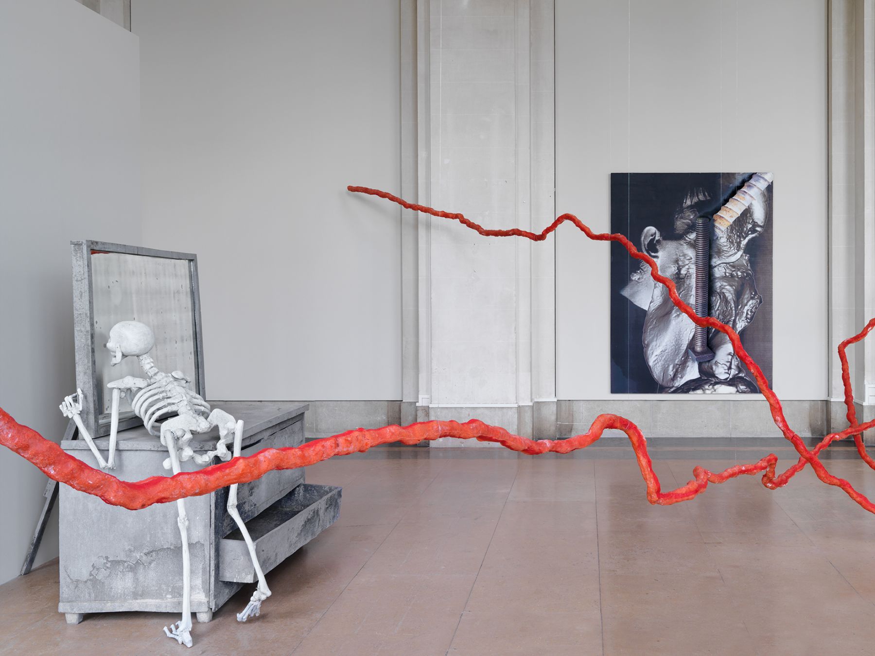 Installation view, Urs Fischer – False Friends, Museum of Art and History of Geneva, Austria, 2016