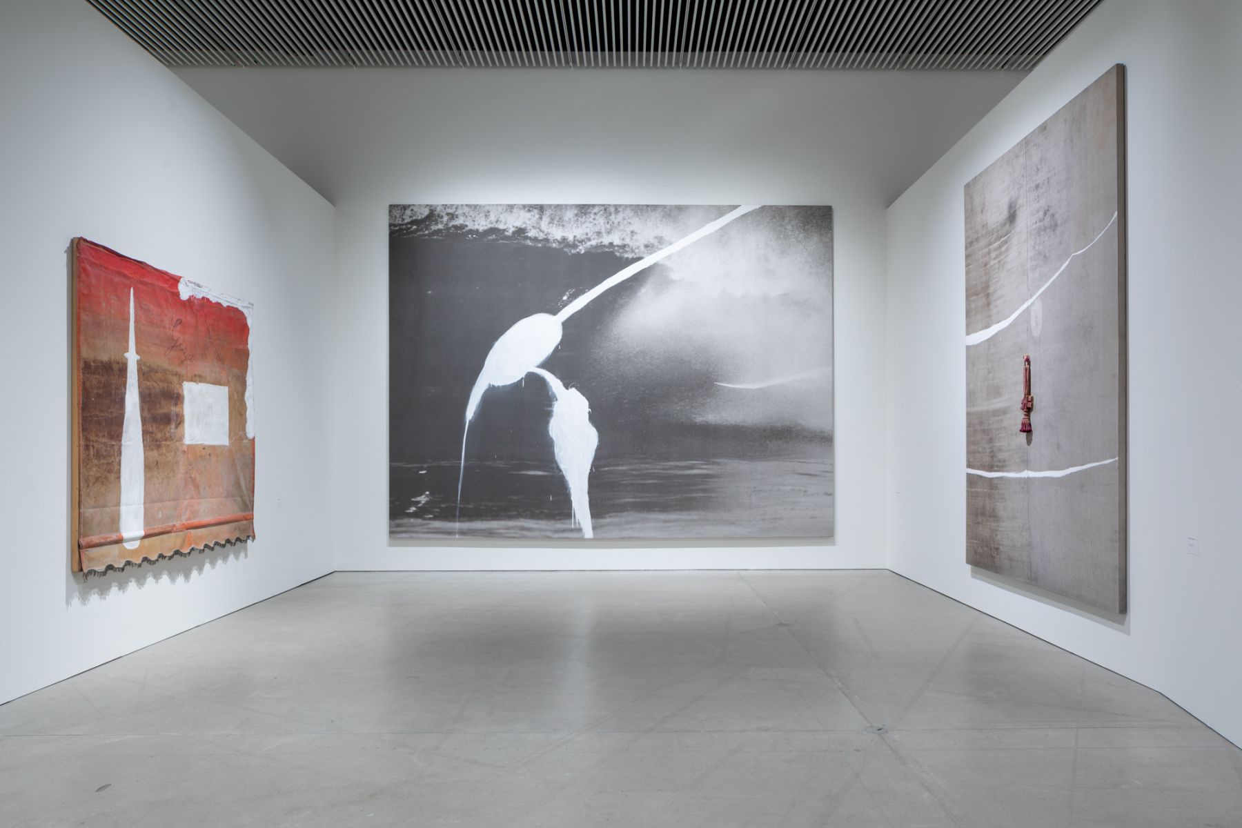 Installation view, Julian Schnabel: Aktion Paintings 1985-2017, ARoS Aarhus Art Museum, Aarhus, Denmark, 2018-2019