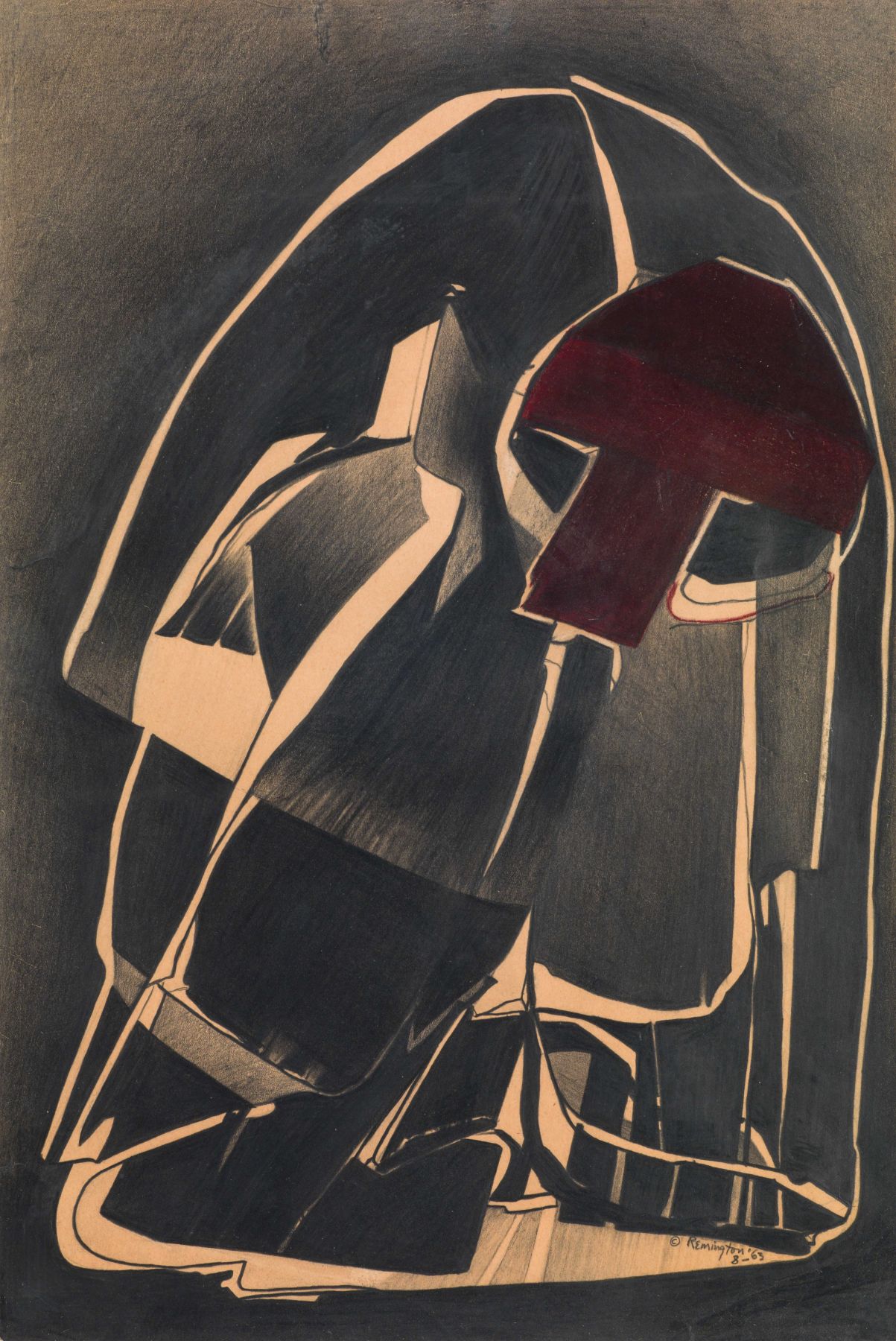 Deborah Remington Early Drawings Exhibitions Craig F. Starr Gallery