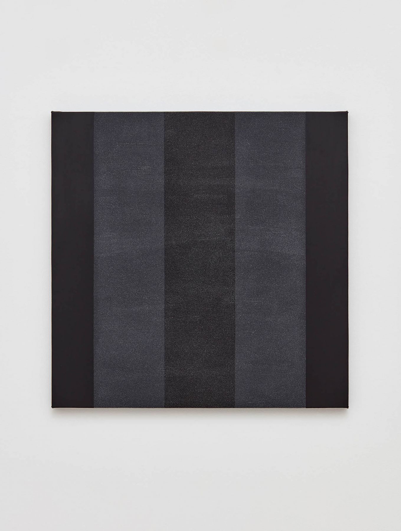 Mary Corse Untitled (Black Inner Band with Black Sides), 1998