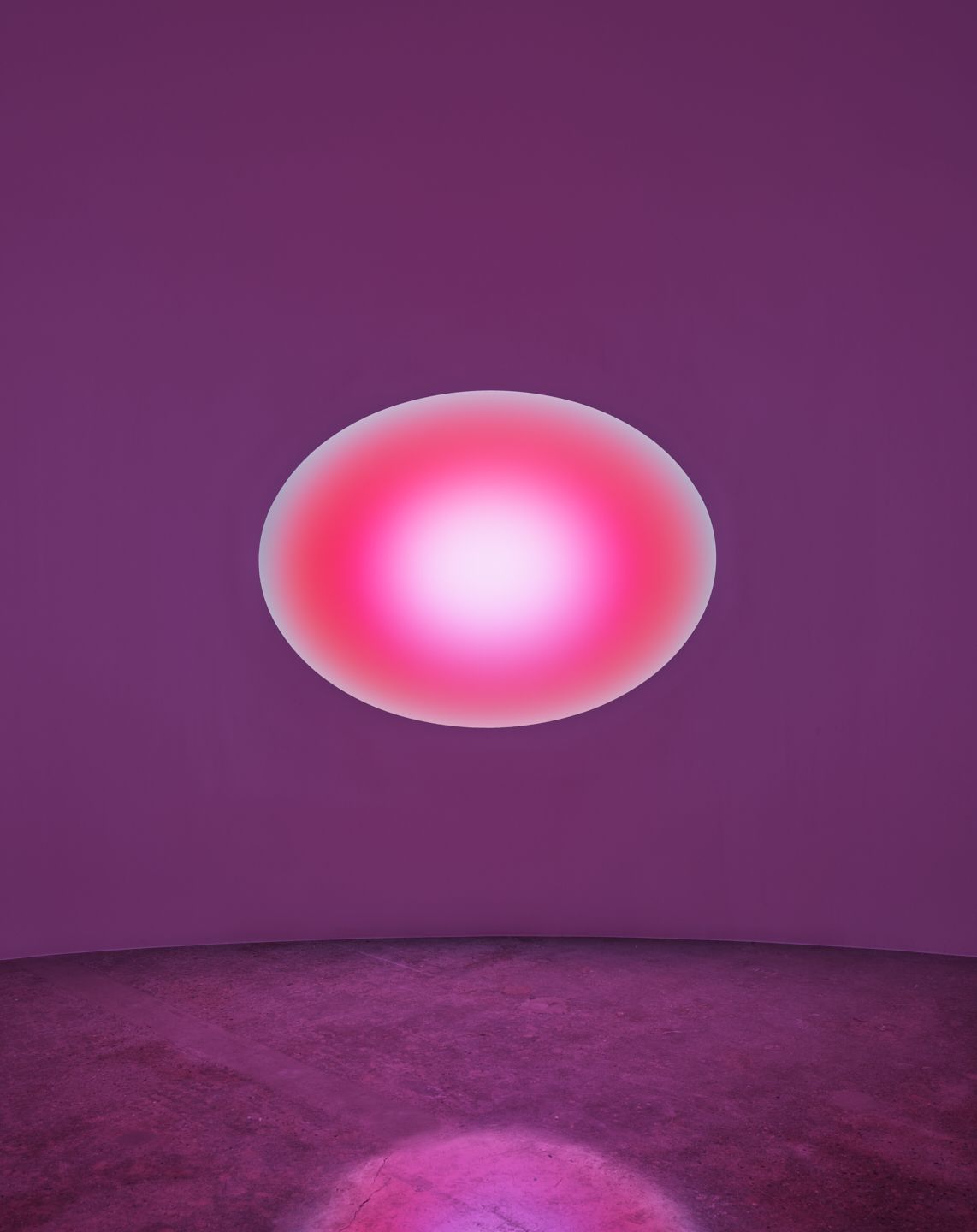 James Turrell Jhuya 20(00), Curved Elliptical Wide Glass, 2018