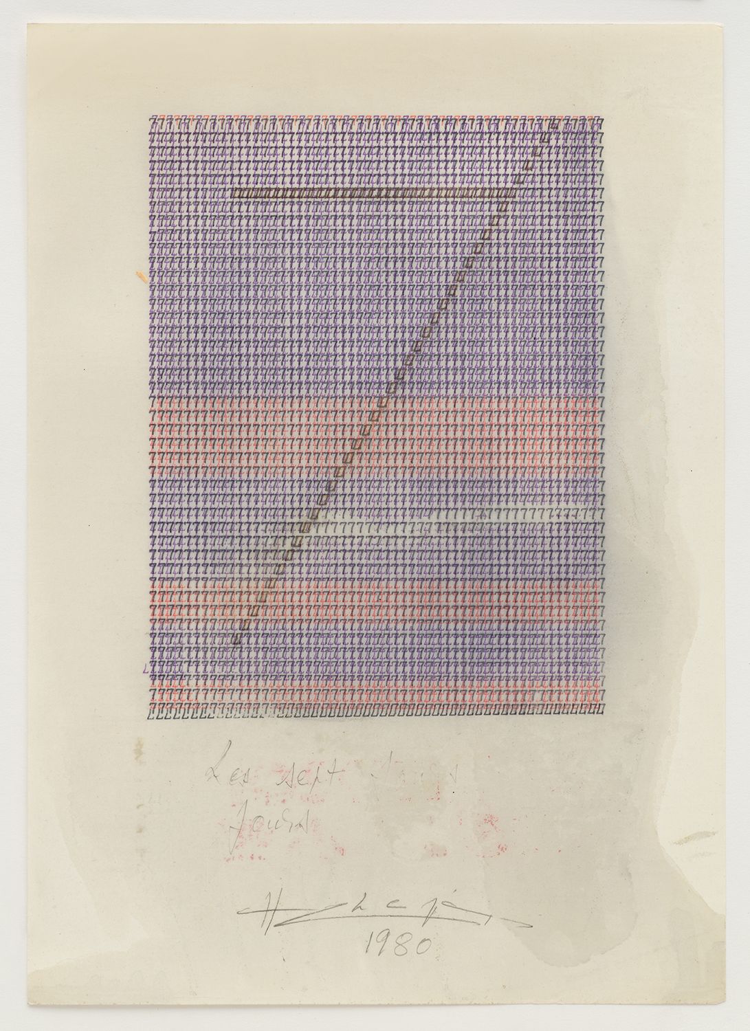 Henri Chopin, Les Sept Jours, 1980