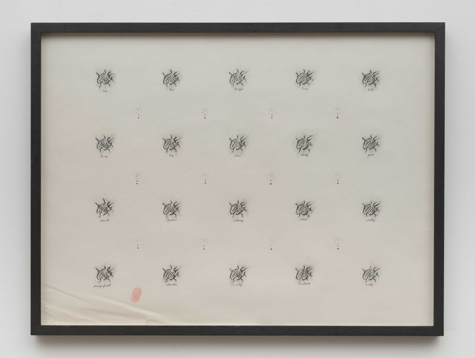 David Lynch, Untitled (from a “Ricky Board”)