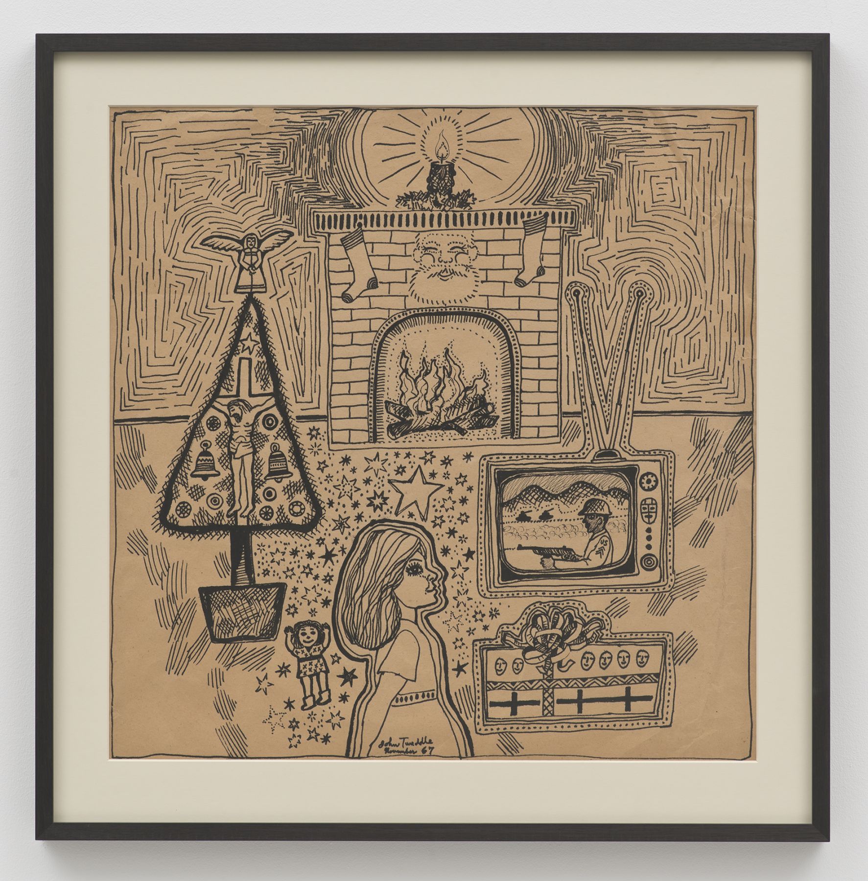 John Tweddle, Christmas (Girl with fireplace)