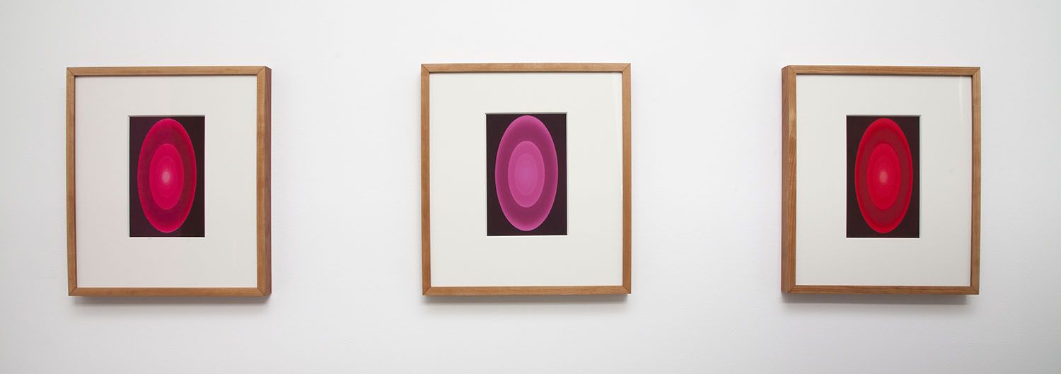 James Turrell From the Guggenheim, Set M, Red Large Vertical, 2013