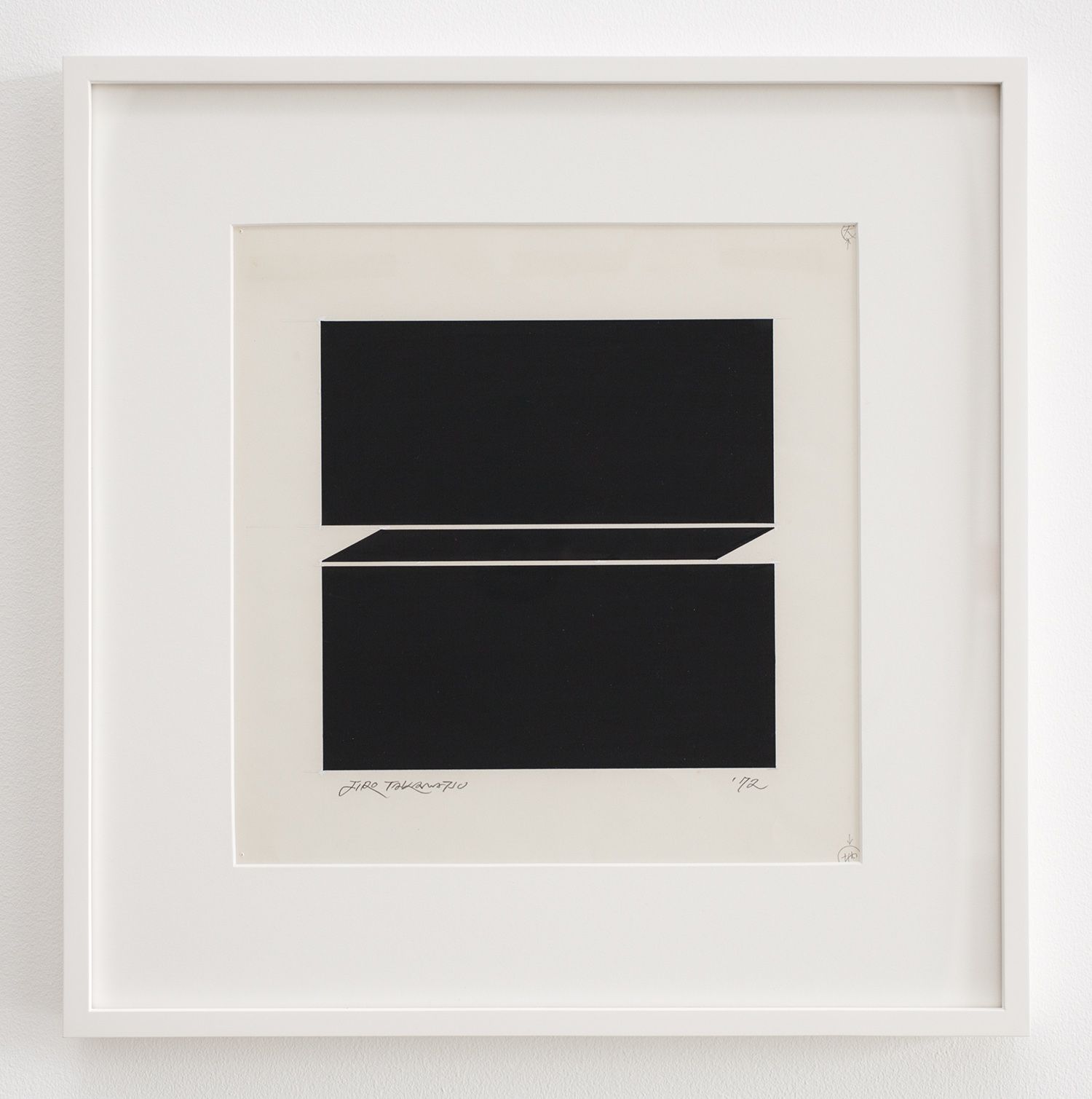 Jiro Takamatsu In the form of square, 1972