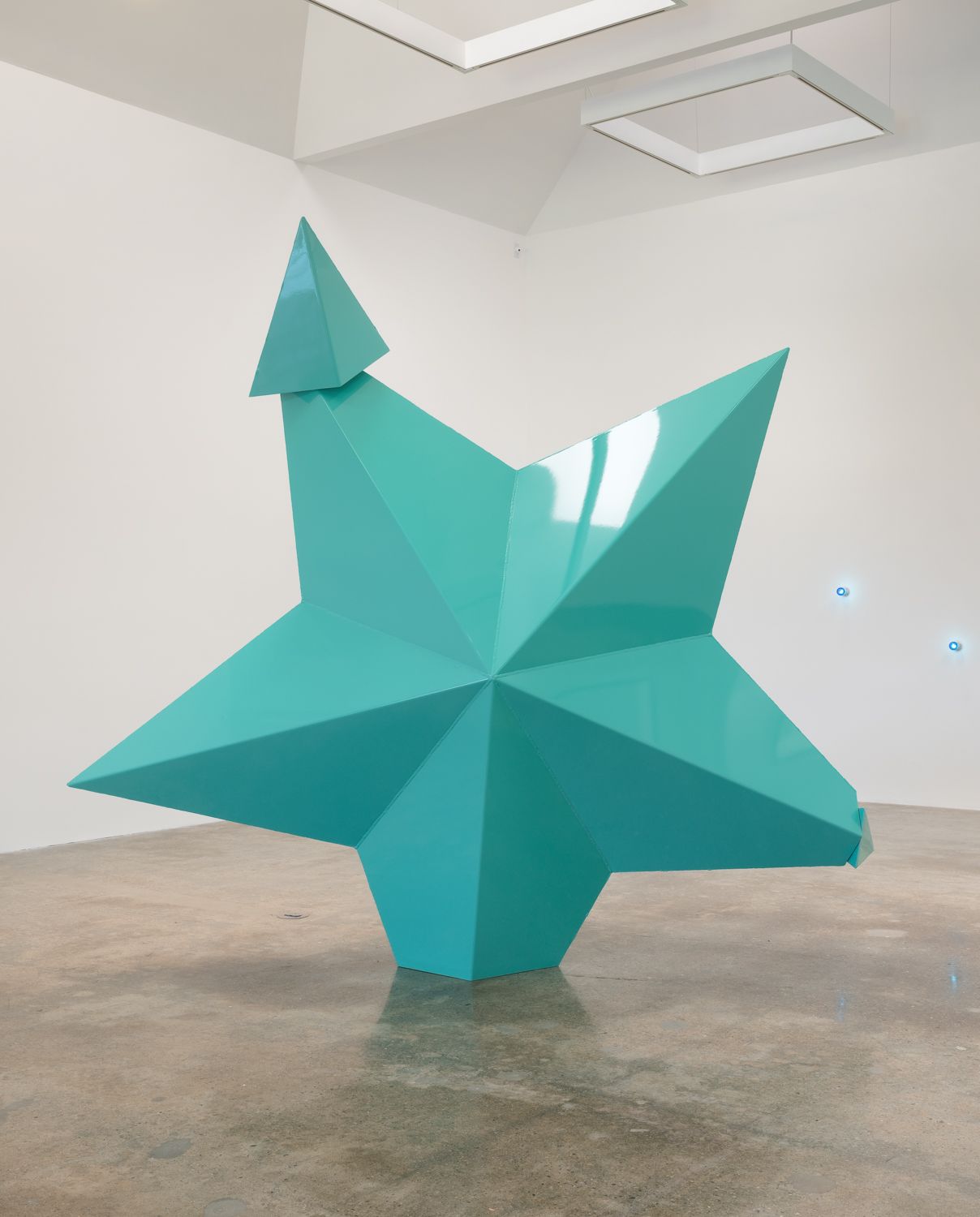 Mark Handforth Turquoise Star, 2014