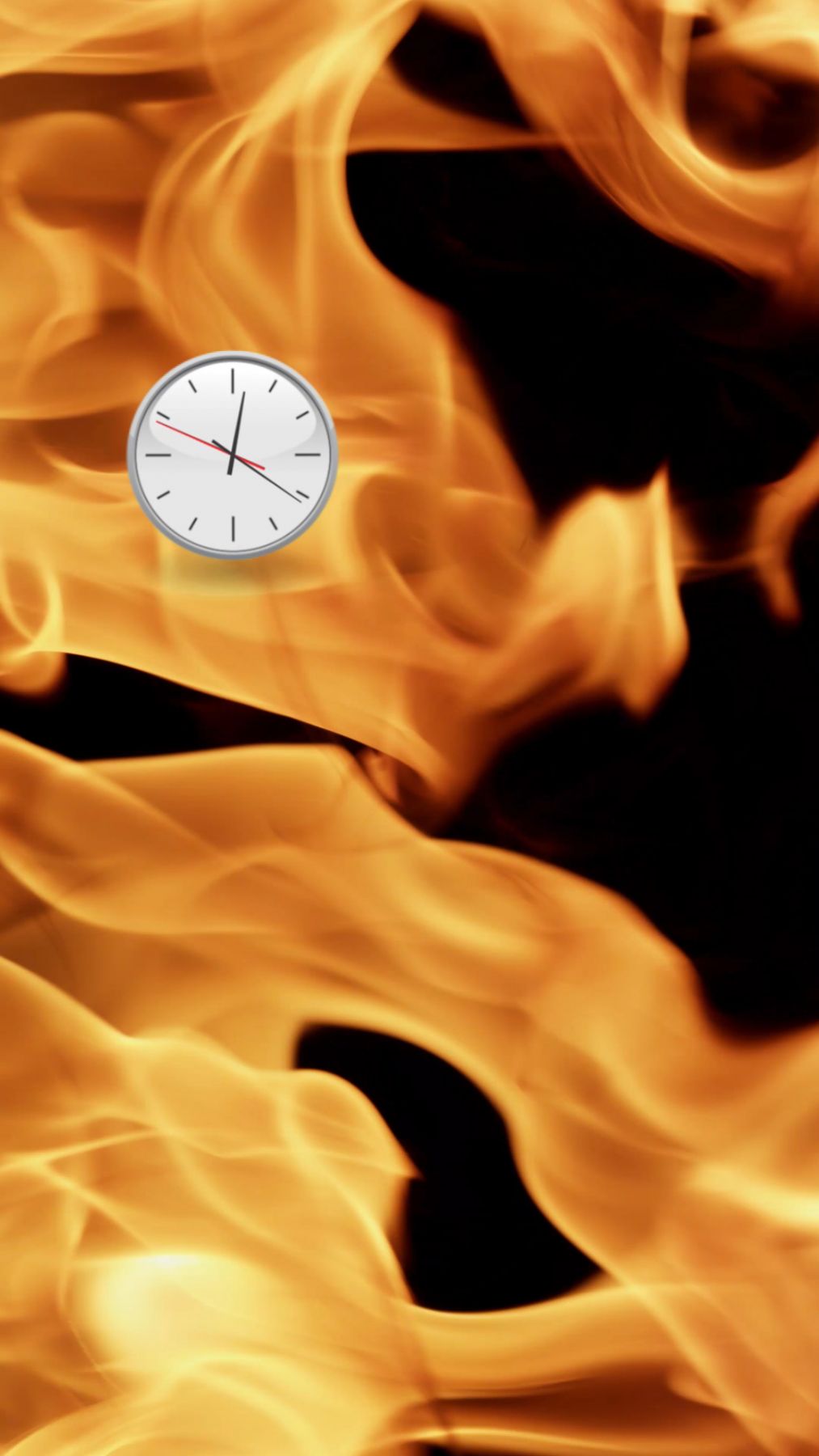 Michel Bell Smith, Flames Clock (Right)