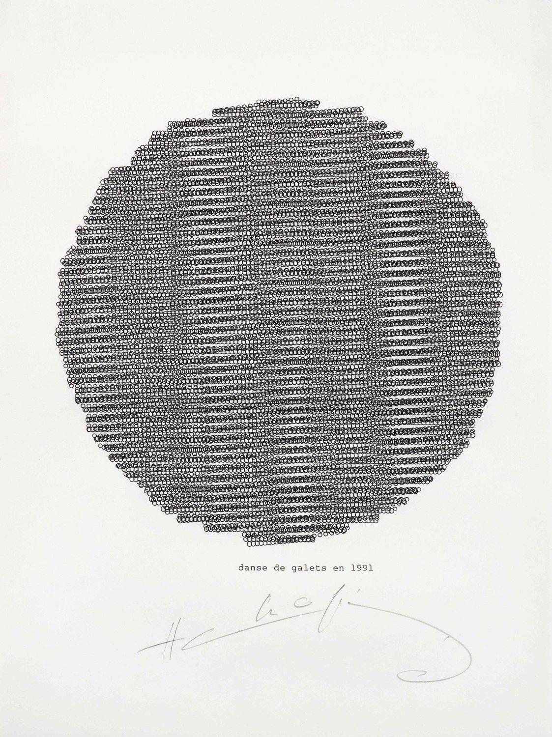 Henri Chopin, Danse, 1991