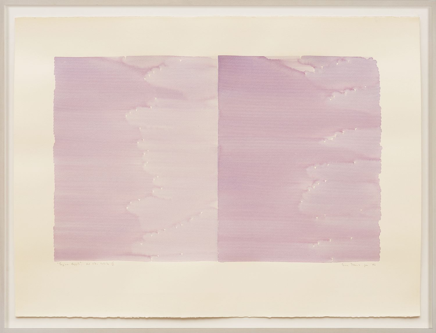 Irma Blank, Radical Writings, Pagina doppia, dal libro totale, VI, gennaio, 1986