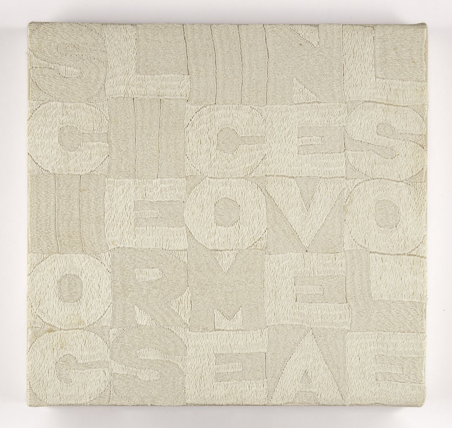 Alighiero Boetti, Sciogliersi come neve al sole, 1988