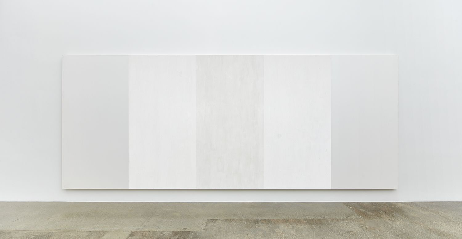 Mary Corse, Untitled (White Inner Band), 2003