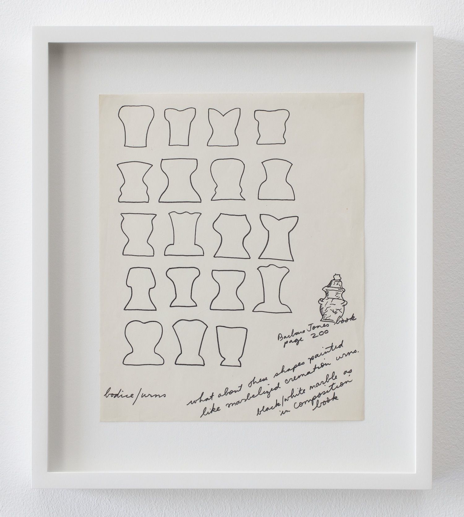 Christina Ramberg,, Untitled (Bodice/Urns), N.D.