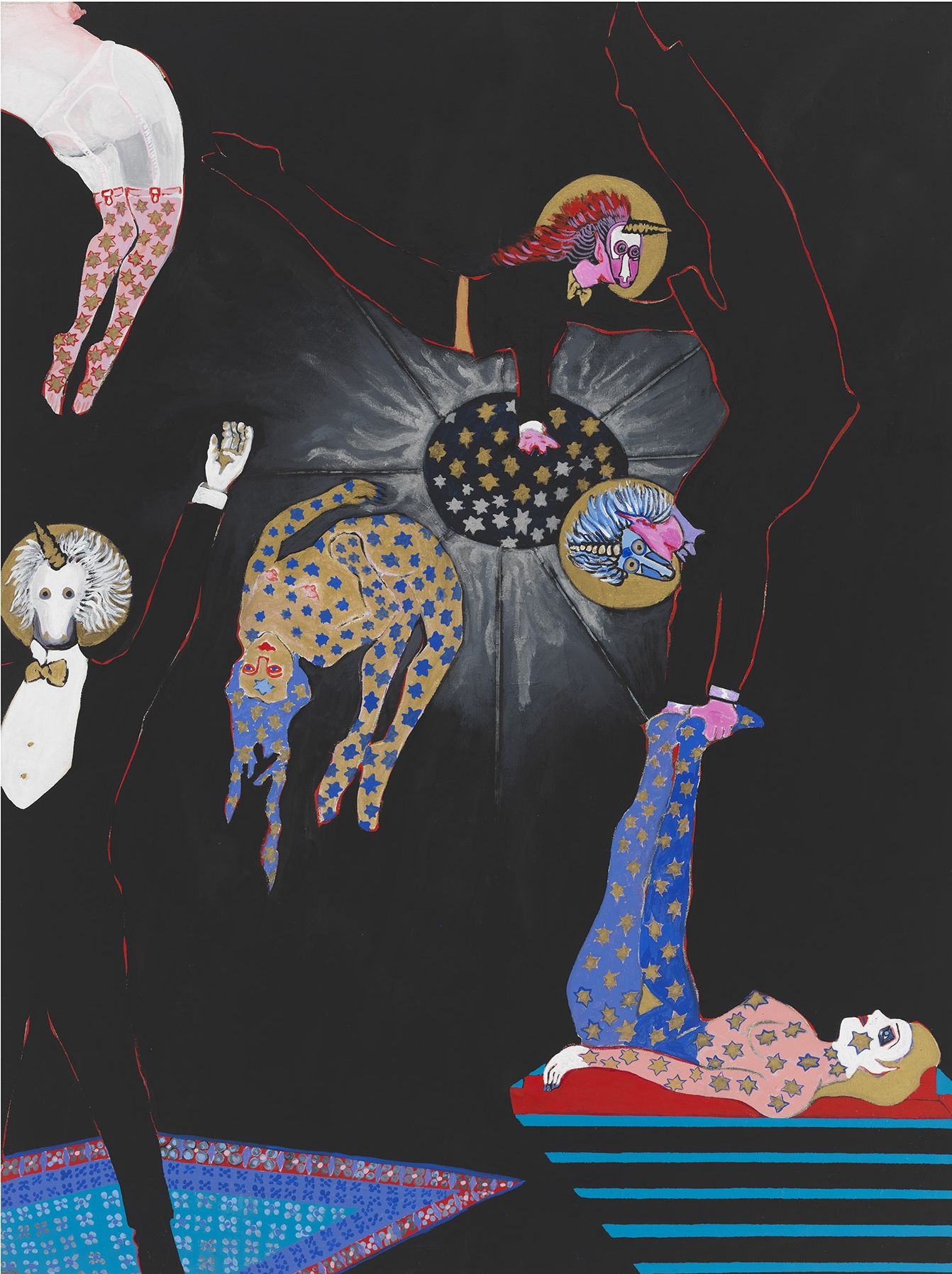 Greatest Show on Earth, 1989, Acrylic on canvas