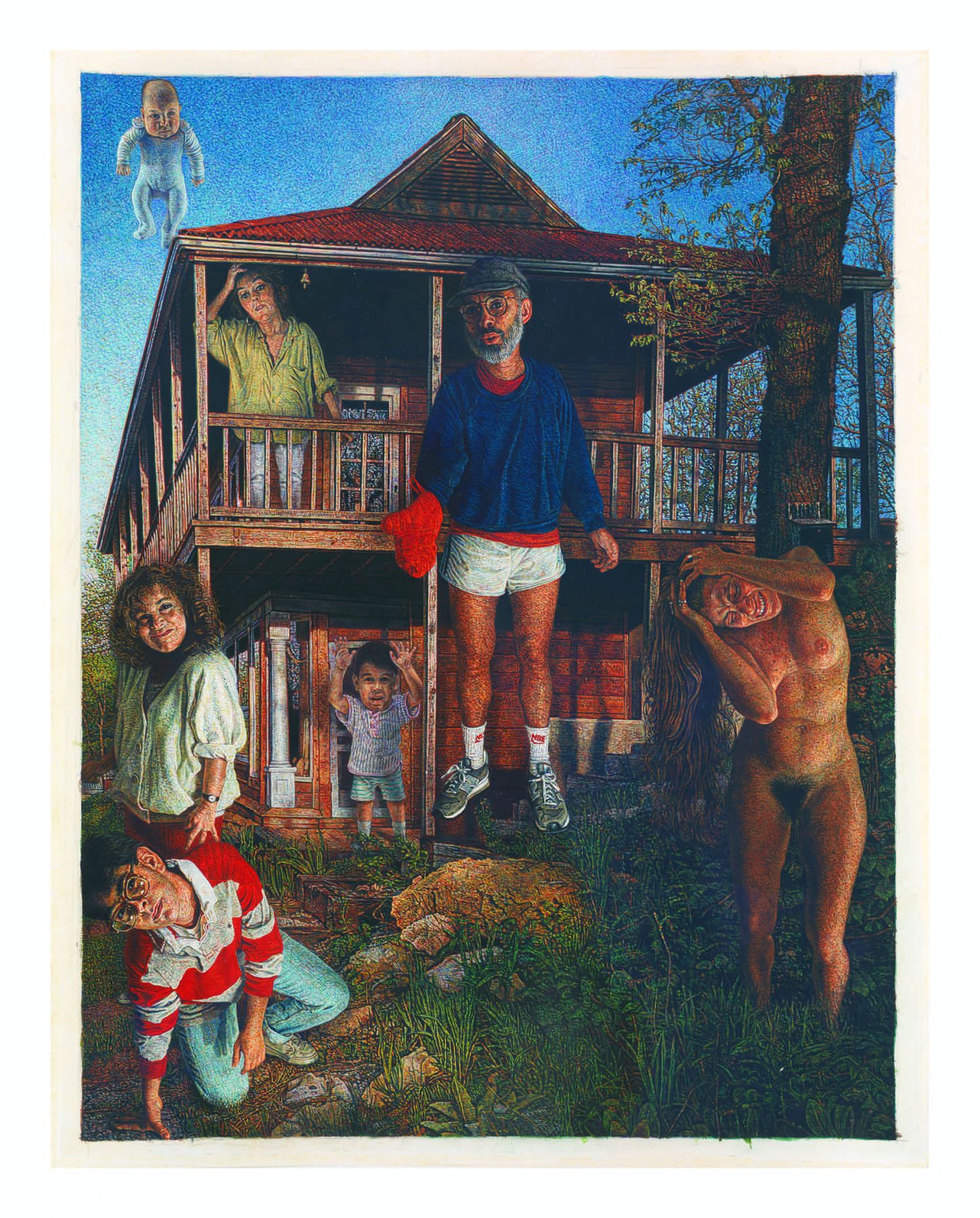 Mark Greenwold, The House, 1988