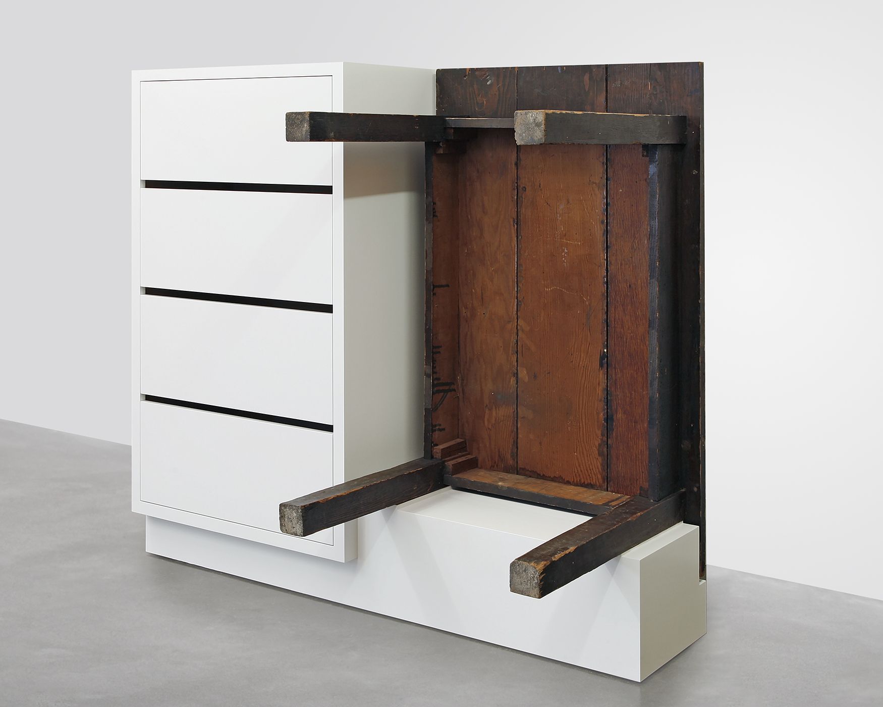 Roy McMakin, Chest of Drawers with Table, 2016