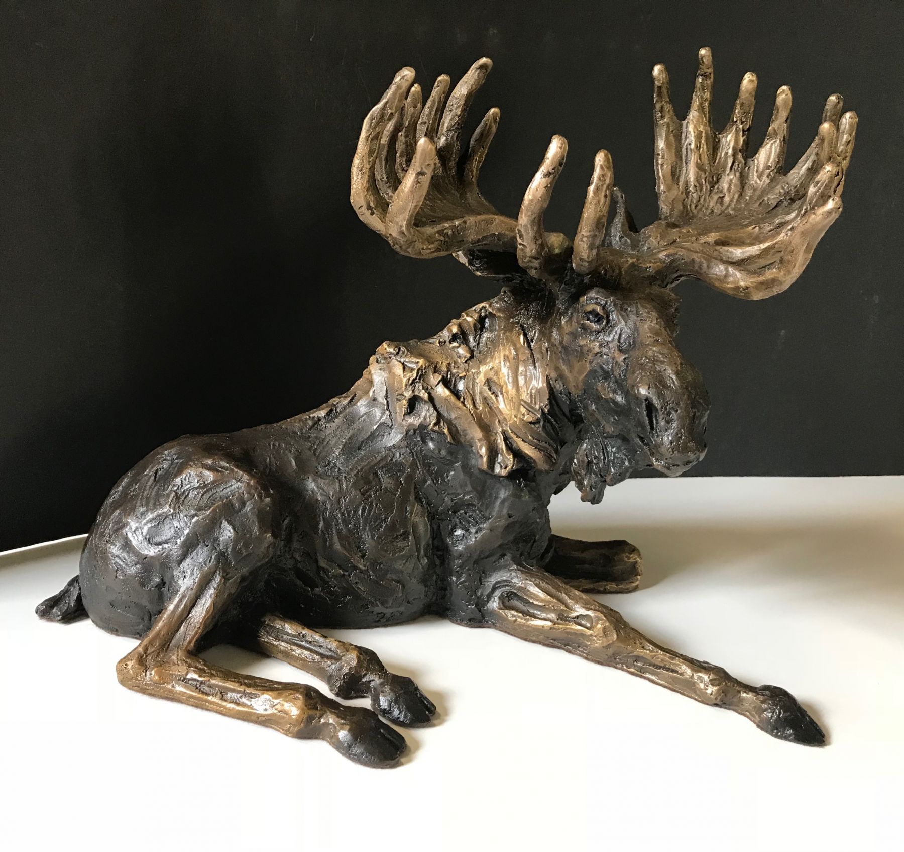 Fish Creek Moose Sculpture Mortensen Studios