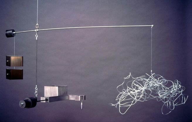 Repressed Spatial Relationships Rendered as Fluid, No. 4: Stevenson Junior High and Satellites, 2002. Aluminum, steel, wire, plexi-glass. MP 02-16