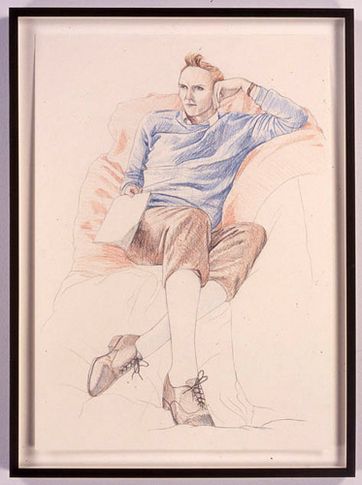 TinTin 5, 2005. Colored pencil drawing on paper, 23.4 x 16.5 inches. MP D-11
