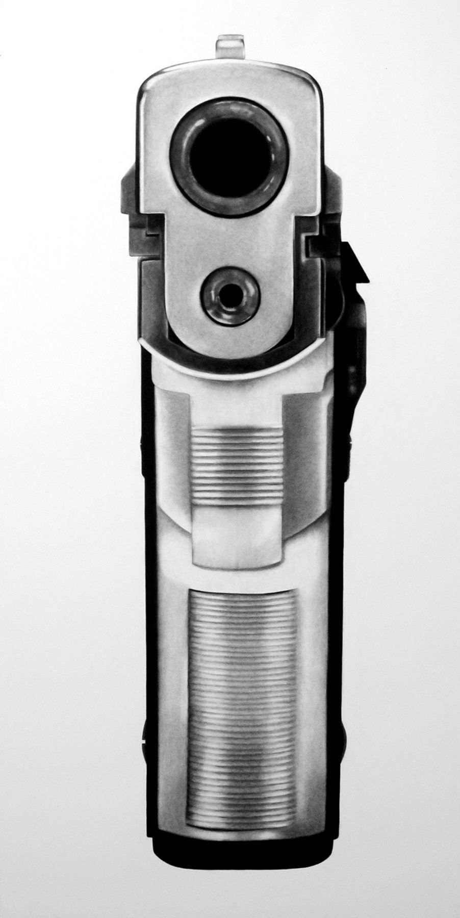 Robert Longo Untitled (Bodyhammer: 9mm), 2008