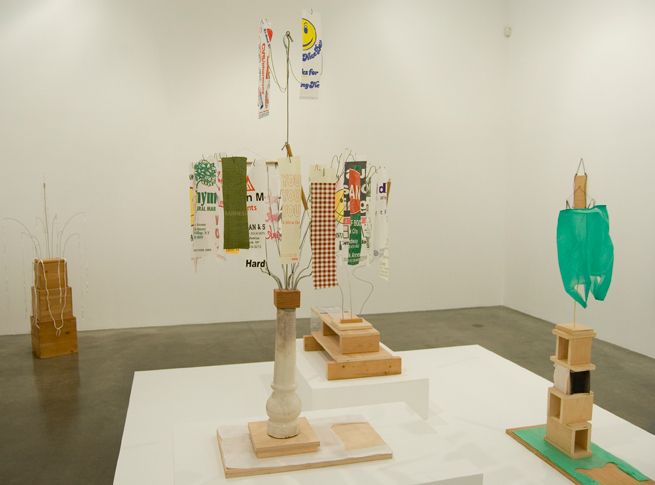 B. Wurtz: Works 1970â2011, installation view. Metro Pictures, New York.