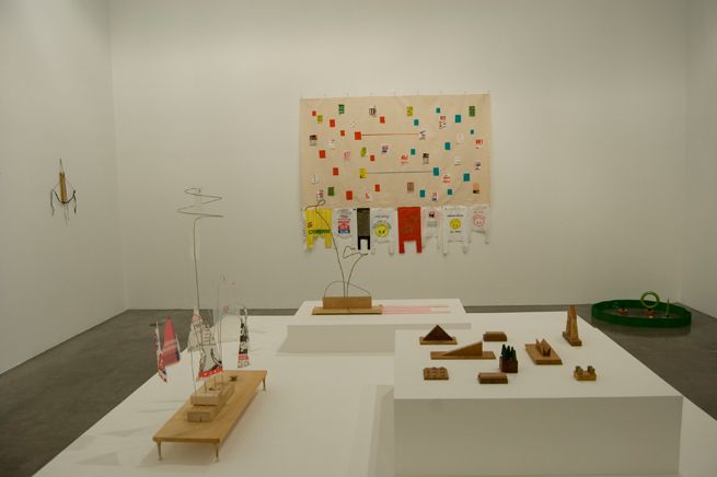 B. Wurtz: Works 1970â2011, installation view. Metro Pictures, New York.