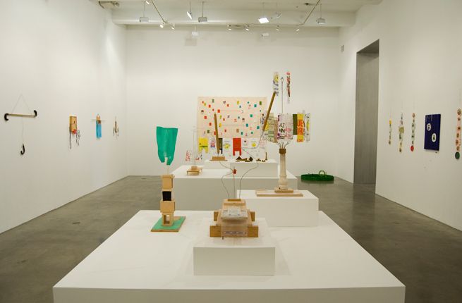 B. Wurtz: Works 1970â2011, installation view. Metro Pictures, New York.