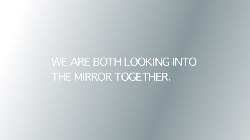 John Miller & Takuji Kogo, still from Mirror, 2011. Single-channel video, flash files, duration: 7 minutes 31 seconds.
