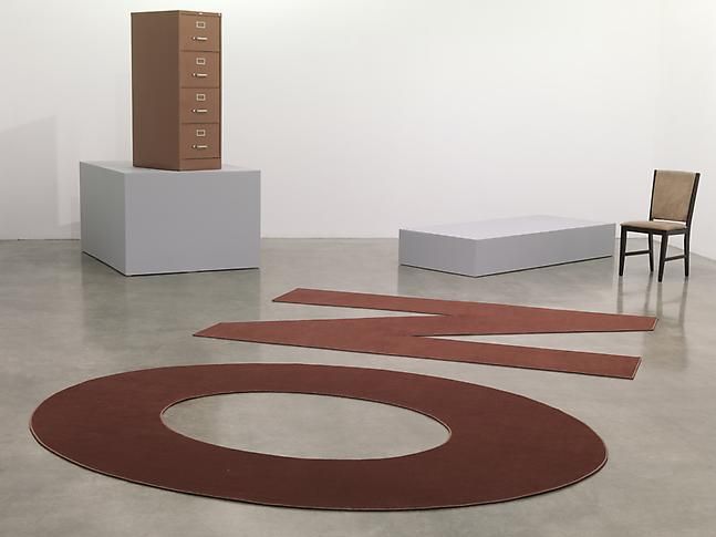 "Suburban Past Time," installation view, 2012. Metro Pictures, New York.