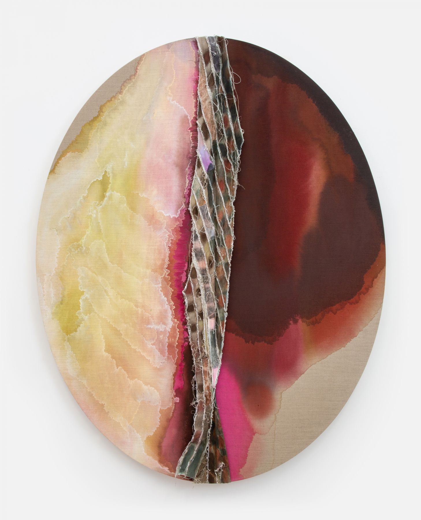 Oval with Fallen Flag, 60 inch, February 2021