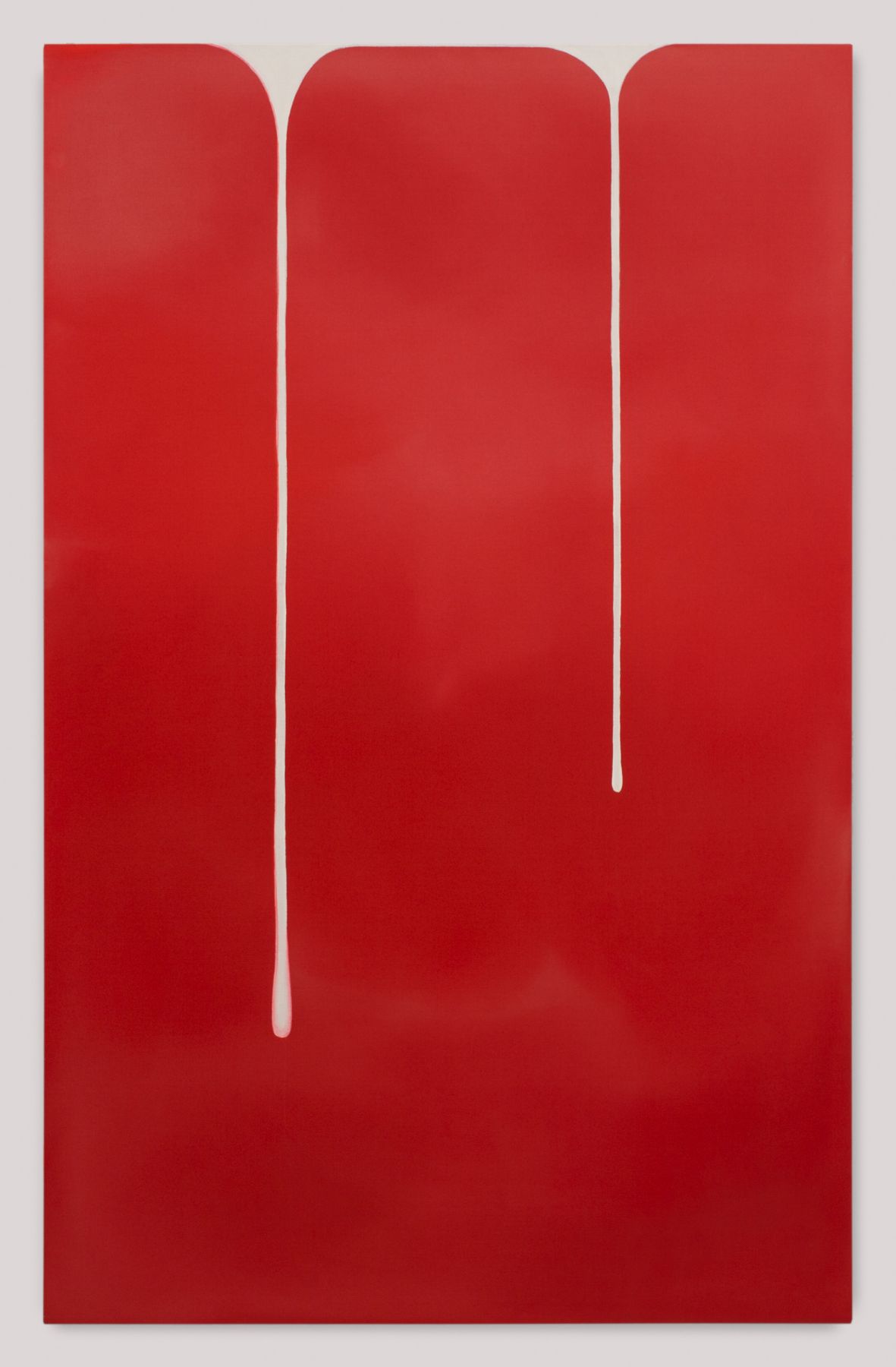 Wanda Koop, "Spill (Red-White)," 2018