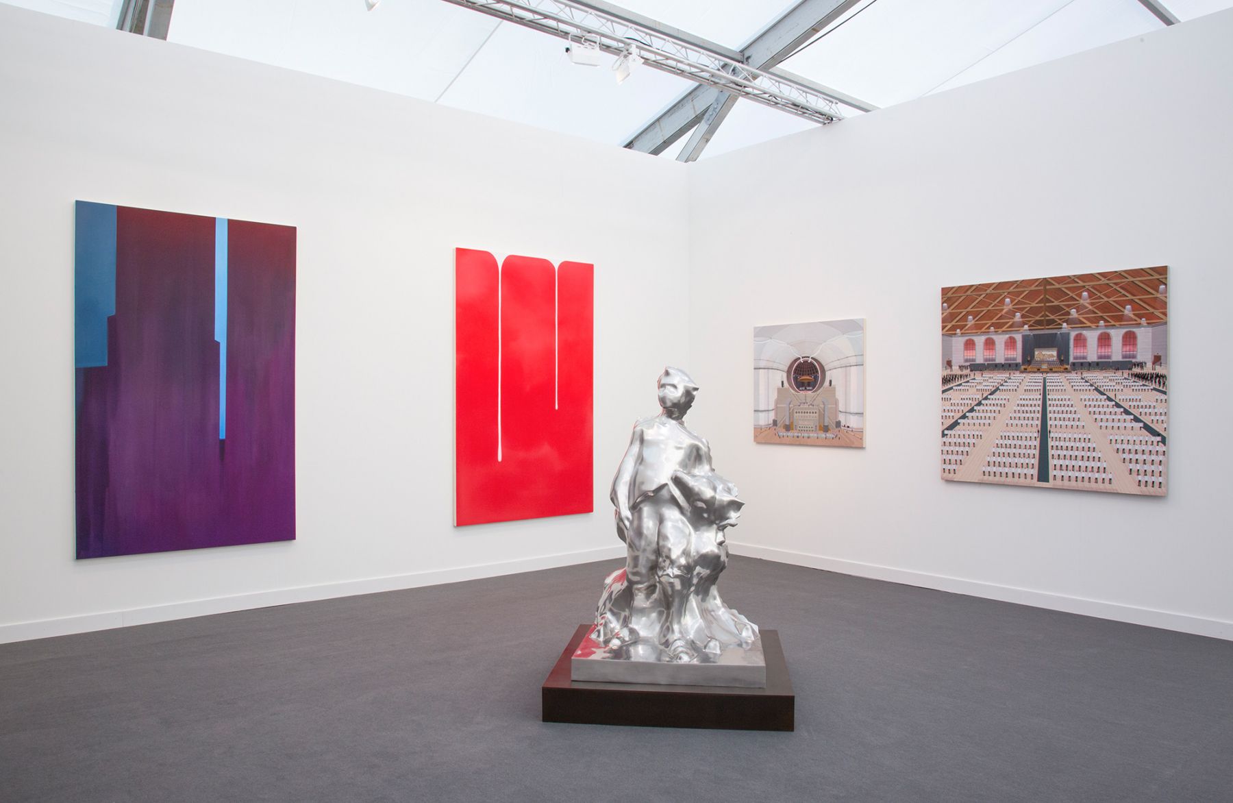 Installation view, Frieze NY, 2018