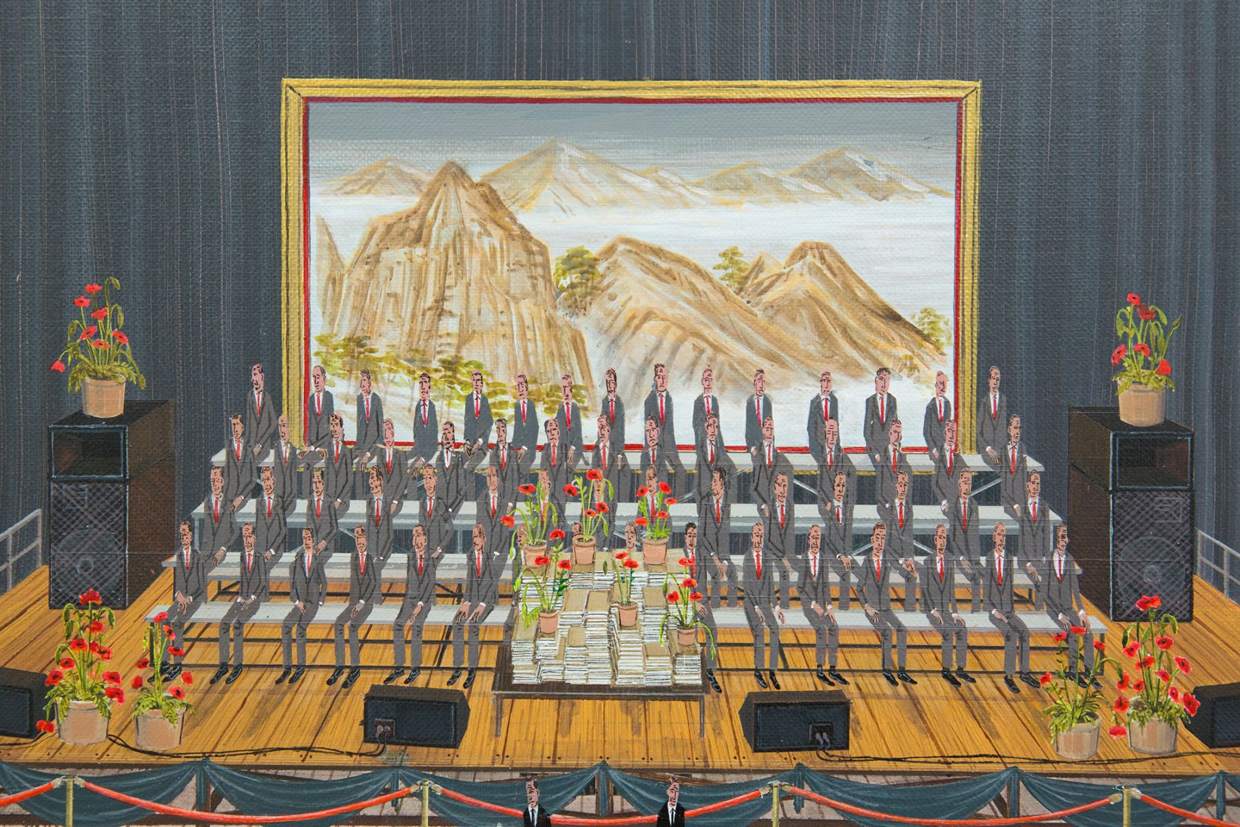 Ian Davis, "Sophistry," detail, 2018
